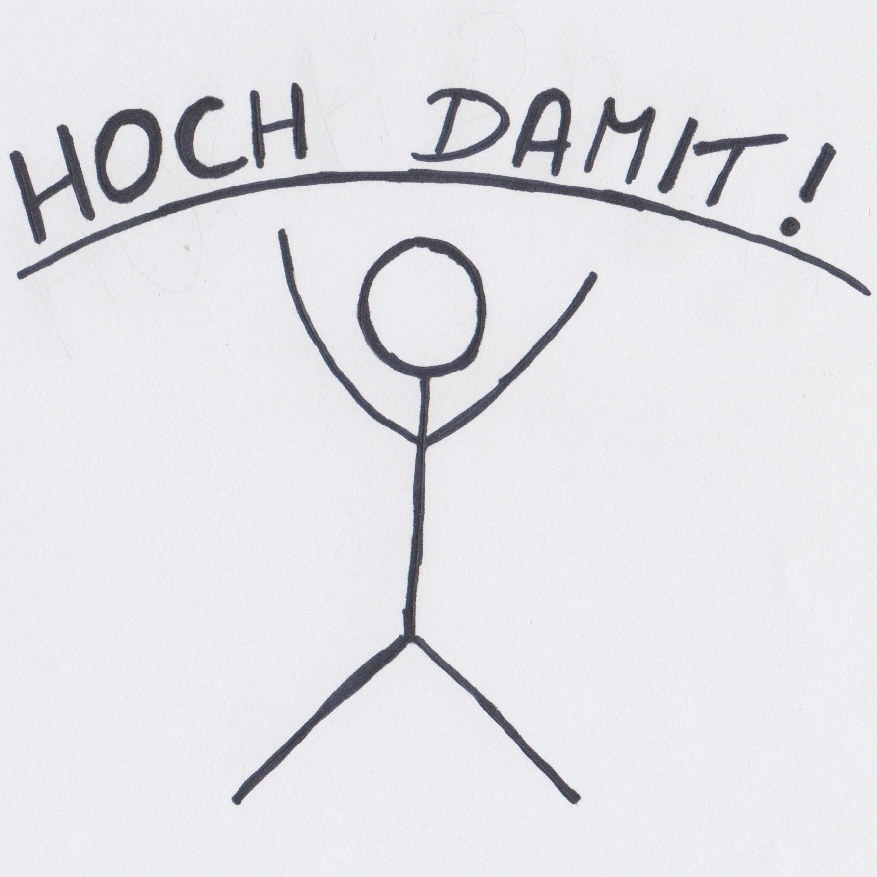 Bildergebnis für und hoch damit